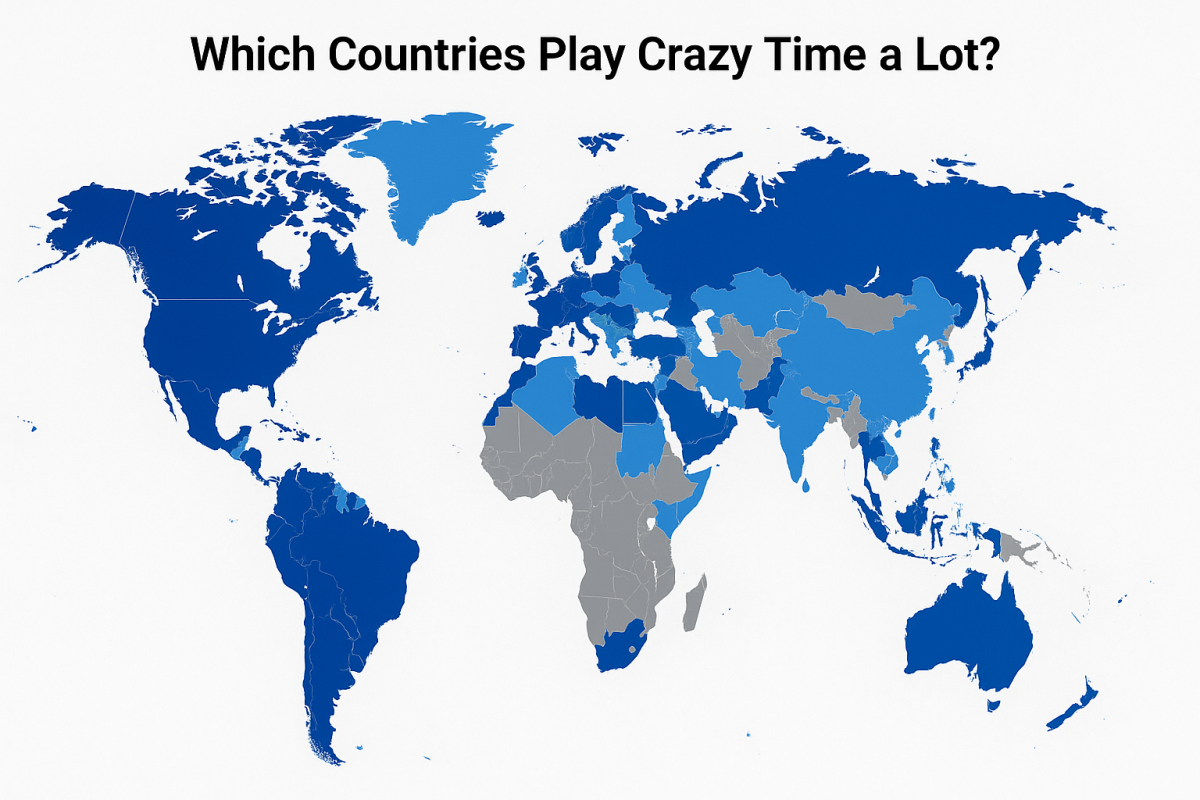 Which Countries Play Crazy Time A Lot?
