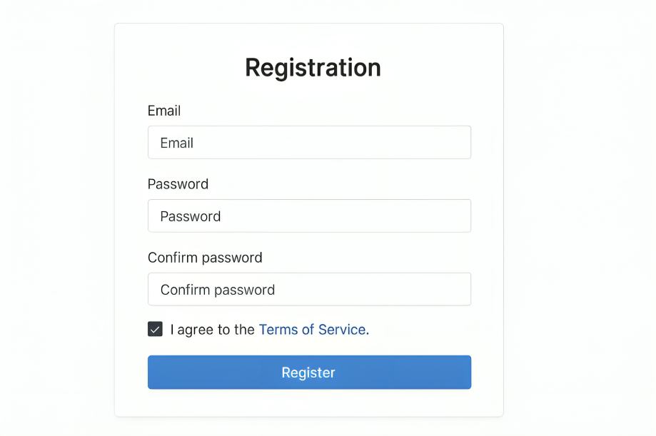 Complete the Registration