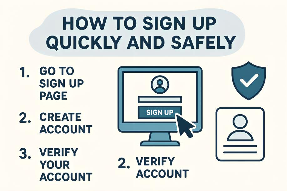 This guide will show you how to sign up quickly and safely: